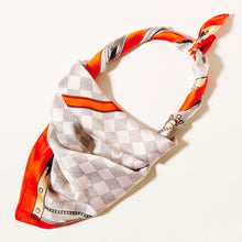 Load image into Gallery viewer, Orange Luxury Pattern Printed Scarf
