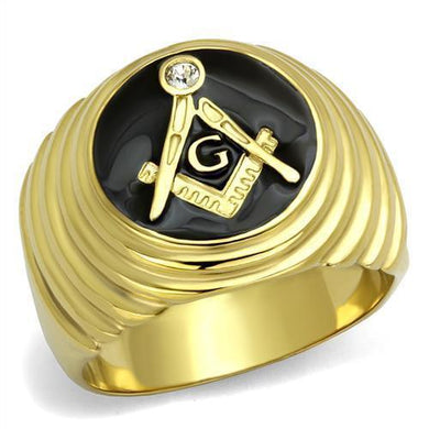 Anillo Color Oro Para Hombres y Ninos de Acero Inoxidable Poder Masonico - Jewelry Store by Erik Rayo