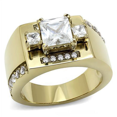 Anillo Color Oro Para Hombres y Ninos de Acero Inoxidable Russo Elegante - Jewelry Store by Erik Rayo