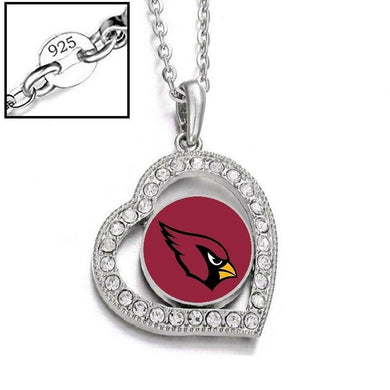 Arizona Cardinals Necklace Womens 925 Sterling Silver Link Chain Necklace D19 - ErikRayo.com