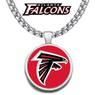 Atlanta Falcons Necklace Mens Womens Stainless Steel Chain Football NFL Team - ErikRayo.com