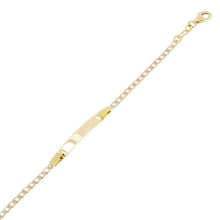 Load image into Gallery viewer, Baby Engravable 14k Gold Cuban Link Bracelet (Made in Italy) - Jewelry Store by Erik Rayo
