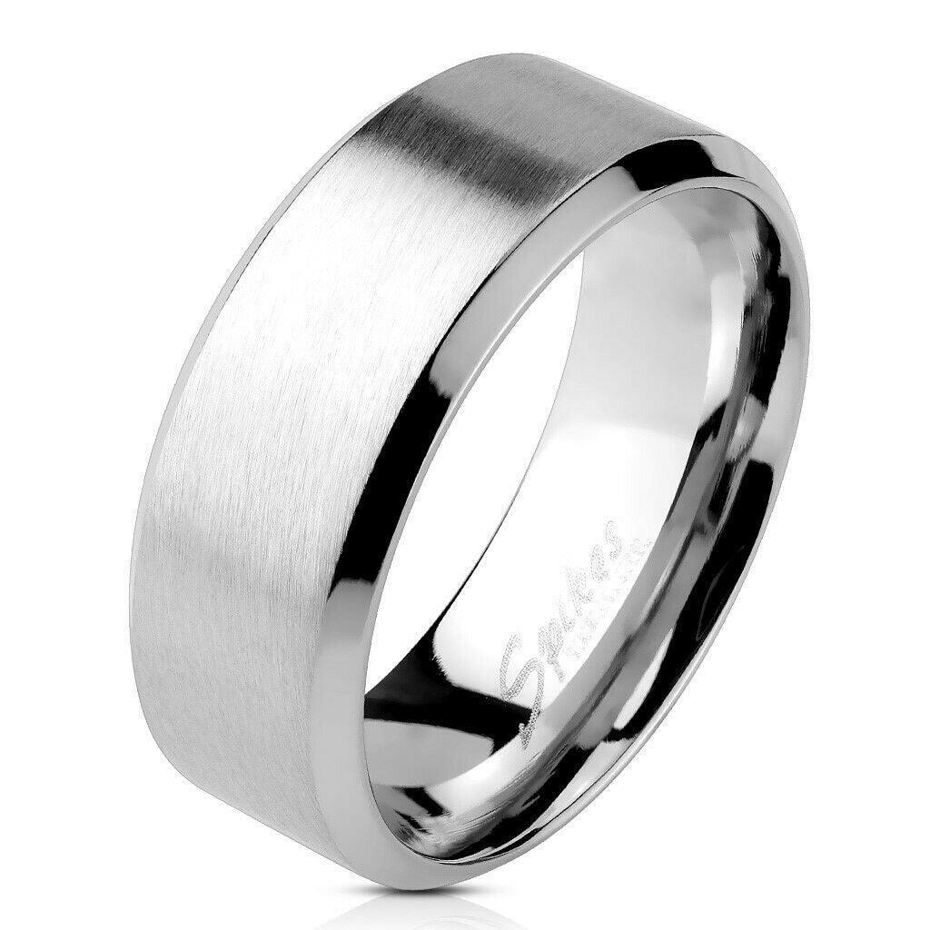 Band Ring Stainless Steel 4, 6, 8mm - Jewelry Store by Erik Rayo