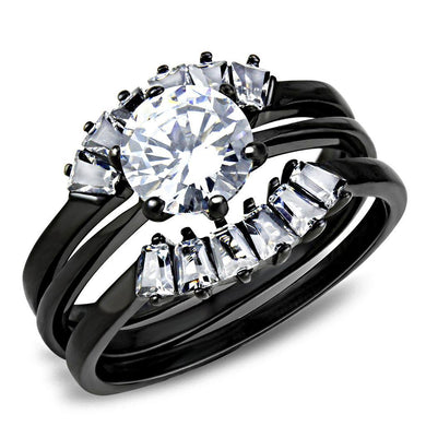Black Womens Ring Anillo Para Mujer Stainless Steel Ring Alexandria - Jewelry Store by Erik Rayo