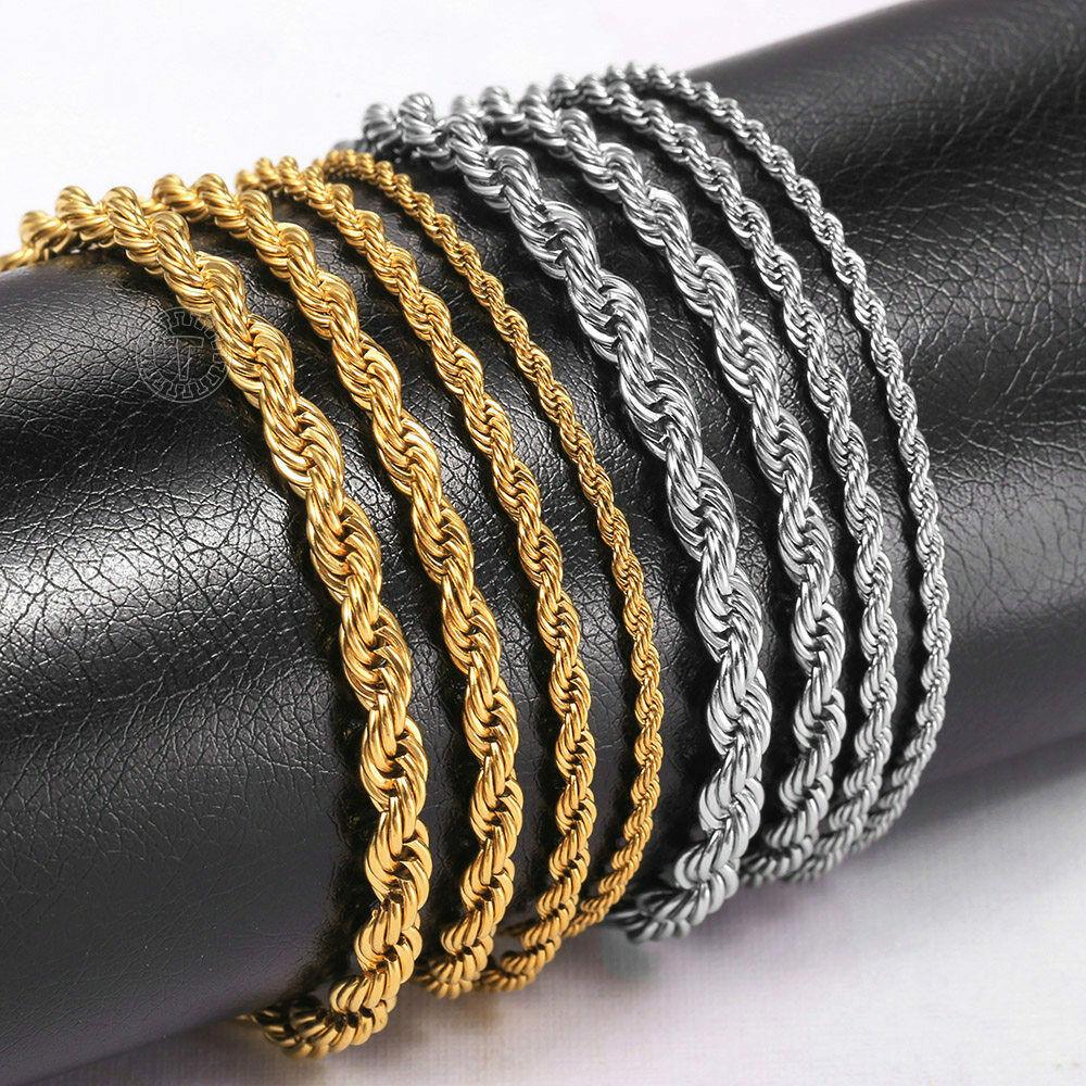 Bracelet for Men and Women Gold or Silver Rope Brazalete Hombre y Mujer - ErikRayo.com