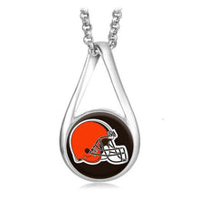 Load image into Gallery viewer, Cleveland Browns Jewelry Necklace Womens Mens Kids 925 Sterling Silver Chain Football NFL Team - ErikRayo.com
