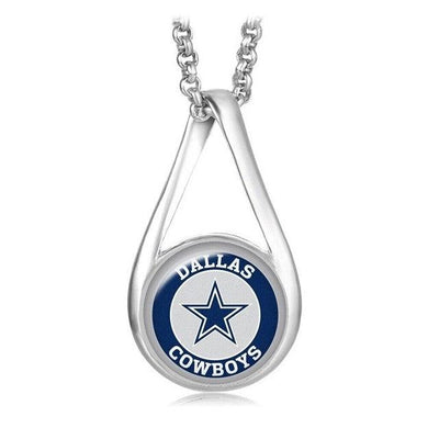 Dallas Cowboys Jewelry Necklace Womens Mens Kids 925 Sterling Silver Chain Football NFL Team - ErikRayo.com