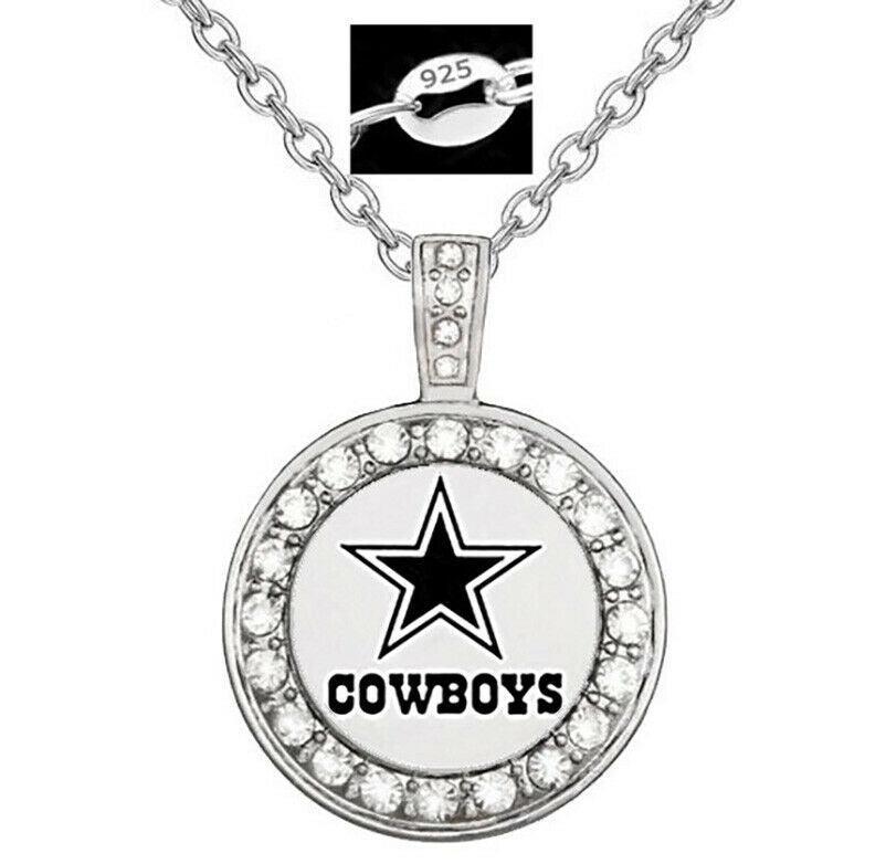 Dallas Cowboys Necklace Chain 925 Sterling Silver Unisex - ErikRayo.com