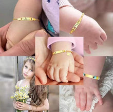 Load image into Gallery viewer, Engravable Child ID Bracelets Custom Names - Jewelry Store by Erik Rayo
