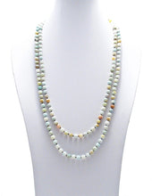 Load image into Gallery viewer, Genuine Amazonite Necklace 60&quot; Long 9mm Bead Stranded - Jewelry Store by Erik Rayo
