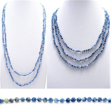 Load image into Gallery viewer, Genuine Sodalite Necklace 70&quot; Long 5mm Bead Stranded - Jewelry Store by Erik Rayo
