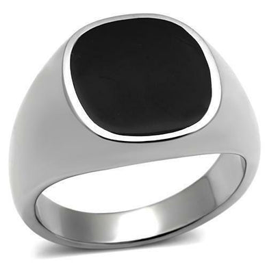 Gift For Him Men's Rings Stainless Steel Oval Square Black Round - Jewelry Store by Erik Rayo
