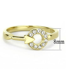Load image into Gallery viewer, Gold Arrow Womens Ring Stainless Steel Anillo Flecha Color Oro Para Mujer Acero Inoxidable - Jewelry Store by Erik Rayo
