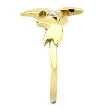 Load image into Gallery viewer, Gold Birds Womens Ring Solitaire Stainless Steel Anillo Color Oro Pajaros Para Mujer Acero Inoxidable - Jewelry Store by Erik Rayo
