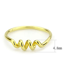 Load image into Gallery viewer, Gold Coil Womens Ring Stainless Steel Anillo Color Oro Para Mujer Acero Inoxidable - Jewelry Store by Erik Rayo
