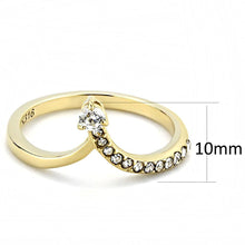 Load image into Gallery viewer, Gold Diamante Womens Ring 316L Stainless Steel Anillo Color Oro Para Mujer Acero Inoxidable - Jewelry Store by Erik Rayo
