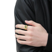 Load image into Gallery viewer, Gold Hexagon Womens Ring 316L Stainless Steel Anillo Color Oro Para Mujer Acero Inoxidable - Jewelry Store by Erik Rayo

