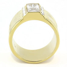 Load image into Gallery viewer, Gold Larrge Womens Ring 316L Stainless Steel Anillo Color Oro Para Mujer Acero Inoxidable - Jewelry Store by Erik Rayo
