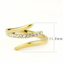 Load image into Gallery viewer, Gold Open Womens Ring 316L Stainless Steel Anillo Color Oro Para Mujer Acero Inoxidable - Jewelry Store by Erik Rayo
