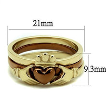 Load image into Gallery viewer, Gold Womens Ring Anillo Para Mujer y Ninos Unisex Kids 316L Stainless Steel Ring 316L Stainless Steel Ring Abruzzi - Jewelry Store by Erik Rayo
