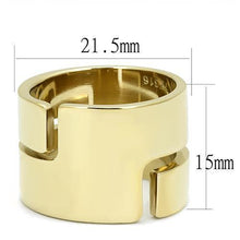 Load image into Gallery viewer, Gold Womens Ring Anillo Para Mujer y Ninos Unisex Kids 316L Stainless Steel Ring - Jewelry Store by Erik Rayo
