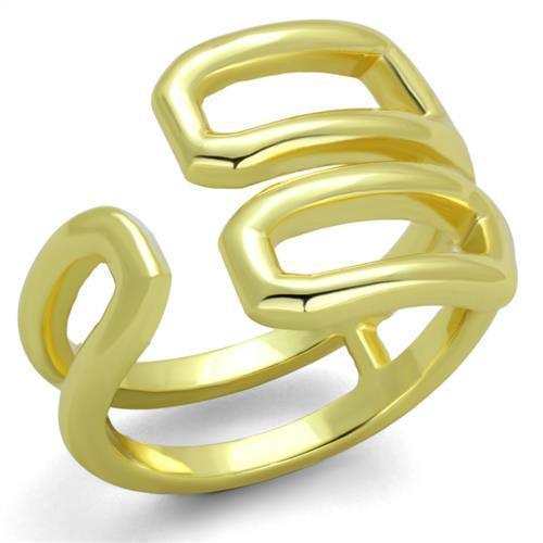 Gold Womens Ring Anillo Para Mujer y Ninos Unisex Kids 316L Stainless Steel Ring Monfalcone - Jewelry Store by Erik Rayo