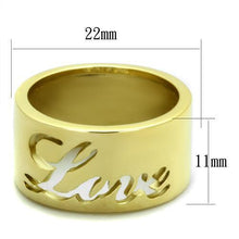 Load image into Gallery viewer, Gold Womens Ring Anillo Para Mujer Stainless Steel Ring Aquino - Jewelry Store by Erik Rayo
