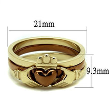 Load image into Gallery viewer, Gold Womens Ring Anillo Para Mujer Stainless Steel Ring Stainless Steel Ring Abruzzi - Jewelry Store by Erik Rayo
