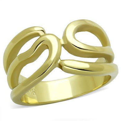 Gold Womens Ring Anillo Para Mujer y Ninos Unisex Kids Stainless Steel Ring Stainless Steel Ring Eboli - Jewelry Store by Erik Rayo