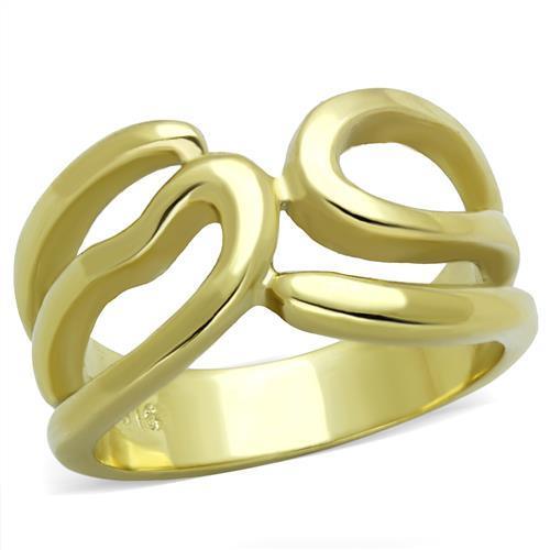 Gold Womens Ring Anillo Para Mujer Stainless Steel Ring Stainless Steel Ring Eboli - Jewelry Store by Erik Rayo