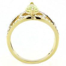 Load image into Gallery viewer, Gold Womens Ring Green Marquise Stainless Steel Anillo Color Oro Para Mujer Acero Inoxidable - Jewelry Store by Erik Rayo
