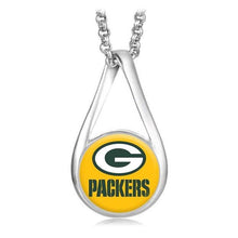 Load image into Gallery viewer, Green Bay Packers Jewelry Necklace Womens Mens Kids 925 Sterling Silver Chain Football NFL Team - ErikRayo.com
