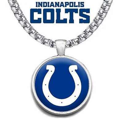 Indianapolis Colts Jewelry Necklace Mens Womens Stainless Steel Chain Football NFL Team - ErikRayo.com