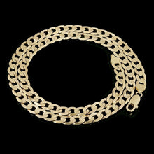 Load image into Gallery viewer, Italian 10k Yellow Gold Curb Cuban Chain Necklace 22 inches 7.5mm - Jewelry Store by Erik Rayo
