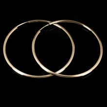 Load image into Gallery viewer, Italian 14k Gold High Polish Round Endless Hoop Earrings - ErikRayo.com
