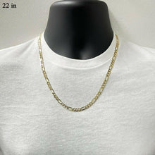 Load image into Gallery viewer, Italian 14k Yellow Gold Figaro Chain Necklace 22&quot; - Jewelry Store by Erik Rayo
