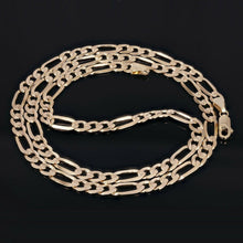 Load image into Gallery viewer, Italian 14k Yellow Gold Figaro Chain Necklace 22&quot; - Jewelry Store by Erik Rayo
