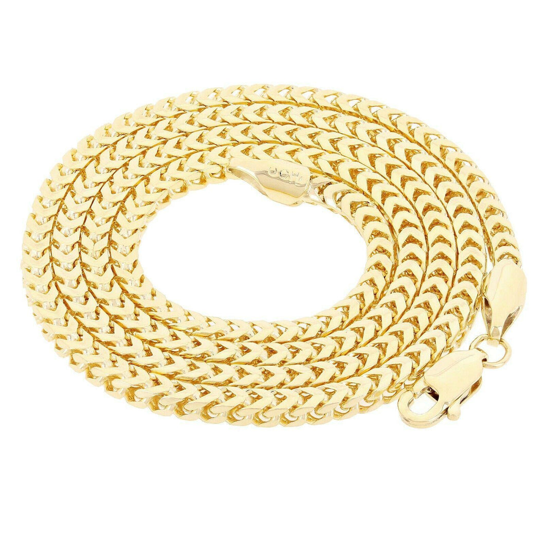 Italian 14k Yellow Gold Solid Franco Chain Necklace 20 inch - Jewelry Store by Erik Rayo