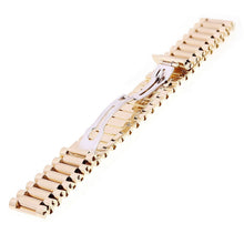 Load image into Gallery viewer, Italian 14k Yellow Gold Watch Link Bracelet 8&quot; 15.2mm 37.4 grams - Jewelry Store by Erik Rayo
