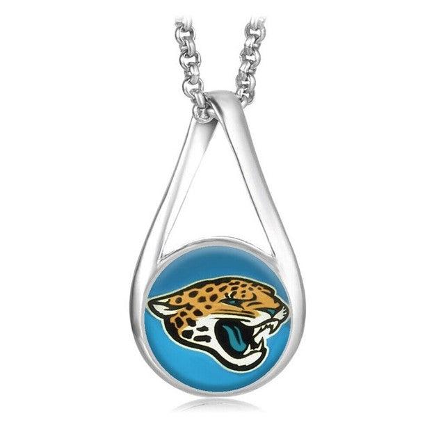Jacksonville Jaguars Jewelry Necklace Womens Mens Kids 925 Sterling Silver Chain Football NFL Team - ErikRayo.com