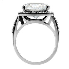 Load image into Gallery viewer, Large Oval Cut AAA CZ Stainless Steel Engagement Bold Ring Women&#39;s - Jewelry Store by Erik Rayo

