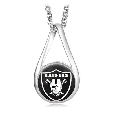 Las Vegas Raiders Jewelry Necklace Womens Mens Kids 925 Sterling Silver Chain Football NFL Team - ErikRayo.com