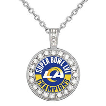 Load image into Gallery viewer, Los Angeles Rams Necklace Mens Womens 925 Sterling Silver Necklace D18 - ErikRayo.com
