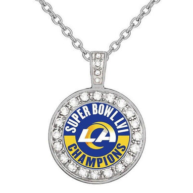 Los Angeles Rams Necklace Mens Womens 925 Sterling Silver Necklace D18 - ErikRayo.com