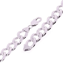 Load image into Gallery viewer, Men&#39;s 14k White Gold Solid Cuban Chain Bracelet Link 9&quot; 12.5mm 45 grams - Jewelry Store by Erik Rayo
