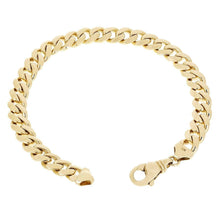 Load image into Gallery viewer, Men&#39;s 14k Yellow Gold Solid Miami Cuban Bracelet 7&quot; - ErikRayo.com
