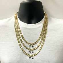 Load image into Gallery viewer, Men&#39;s Italian 10k Yellow Gold Curb Cuban Chain Necklace 22&quot; - Jewelry Store by Erik Rayo

