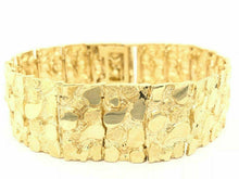 Load image into Gallery viewer, Men&#39;s Solid 14k Yellow Gold Nugget Bracelet 7&quot; 21.5mm 55-56.5 grams - Jewelry Store by Erik Rayo
