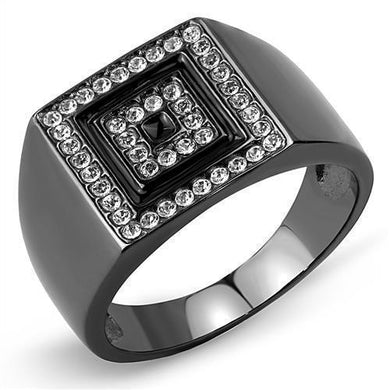 Mens Black Rings Stainless Steel Anillo Negro Compromiso Regalo Para Hombre Acero Inoxidable - ErikRayo.com