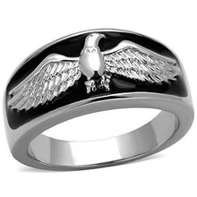 Load image into Gallery viewer, Mens Eagle Onyx Ring Anillo Para Hombre y Ninos Kids 316L Stainless Steel Ring - Jewelry Store by Erik Rayo
